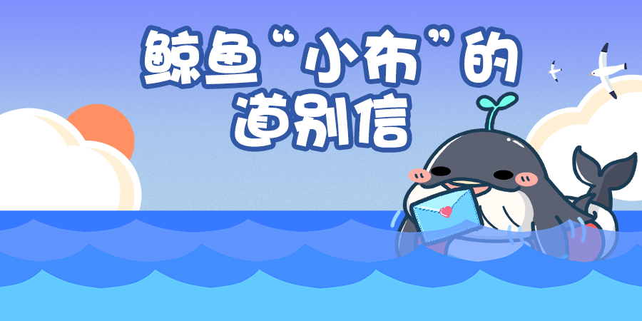 再见了，鲸鱼“小布”