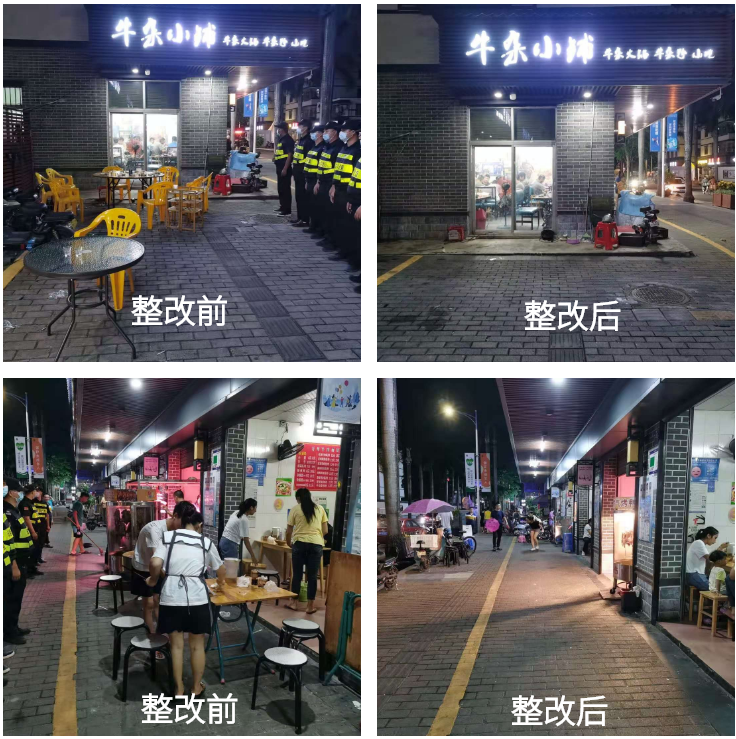 石井街道综合行政执法队开展市容环境秩序夜查行动              