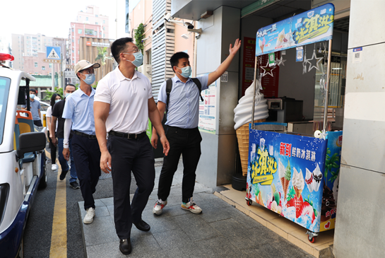 马田街道坚持一线行走督查 全力抓实文明城市创建工作  