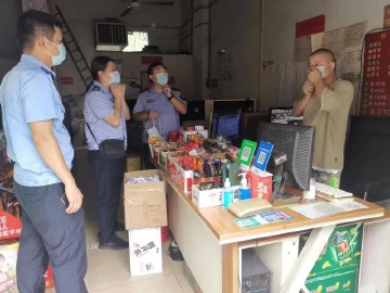 公明网格密将闭经营场所疫情防控工作落实到位