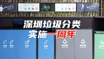 深圳垃圾分类实施一周年，成效如何？
