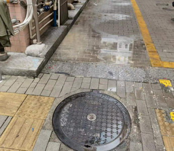 上村社区：管道污水外溢味难闻，民情诊所及时解决舒民心  