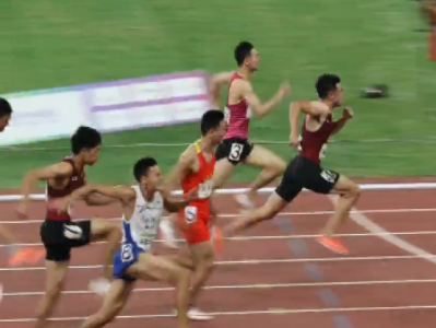 男子110米栏：谢文骏13.37秒实现全运会三连冠