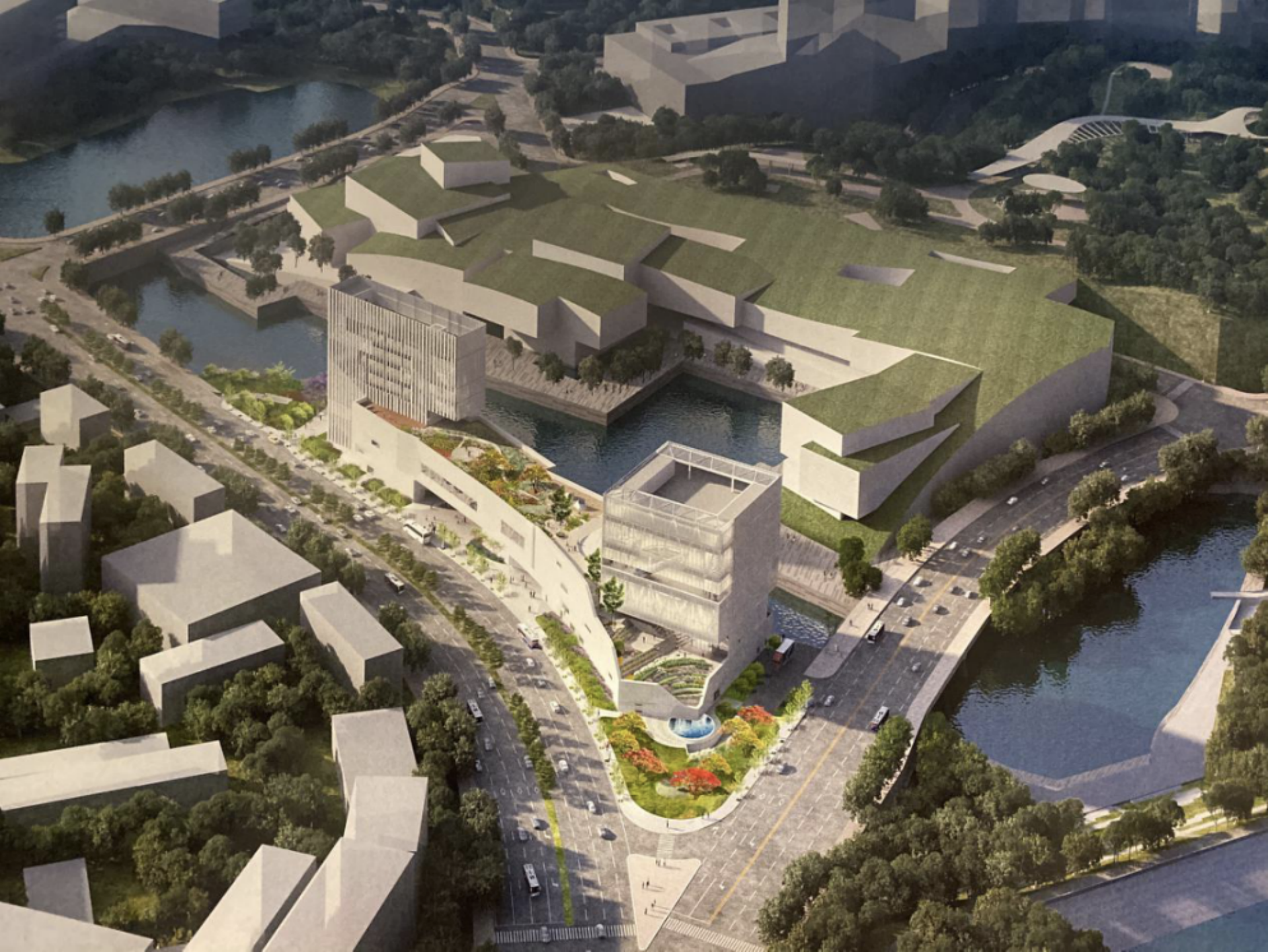 龙华区最大的规划文化设施建筑群“四馆”正式落地