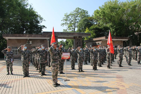 点出“精气神”！坪地街道组织召开2021年度基干民兵整组点验大会  