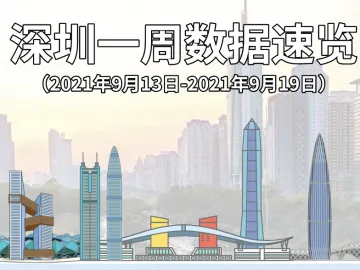 数说变化 | 深圳一周数据速览（2021年9月13日-9月19日）
