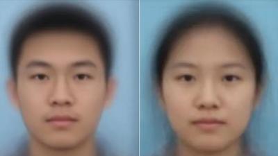 北京一高校合成新生“平均脸”，由上千副面孔叠加而成