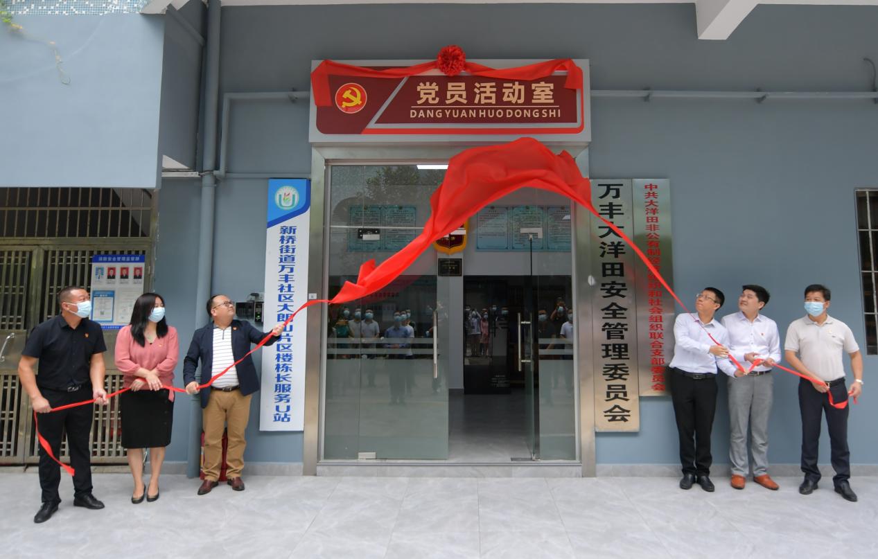 强化阵地建设，服务基层治理 新桥街道城市丽都小区党员活动室揭牌       