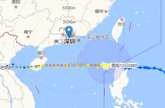 台风“圆规”凌晨进入南海  将根据实况研判是否升级台风黄色预警信号