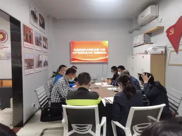 凤凰街道机关第四党支部党员学党史凝聚奋进力量