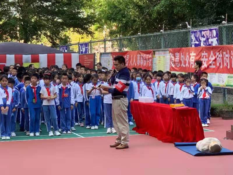 葵涌办事处开展校园消防安全宣传教育活动