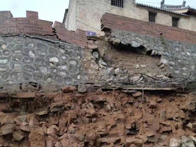 山西降雨致1763处不可移动文物出现建筑倒塌等险情