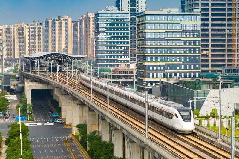 月10日,肇佛广莞深城际列车第一趟列车从肇庆首站发车,经停三水北站