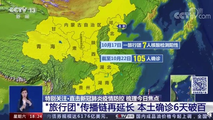 本土确诊病例6天破百 “旅行团”串起10个省区市疫情