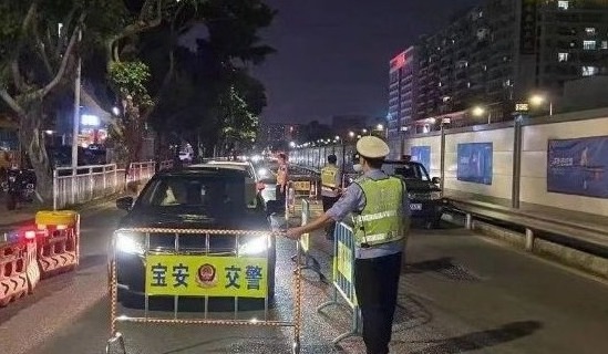 高能预警！今晚交警开展大规模“猎虎”，就在宝安！