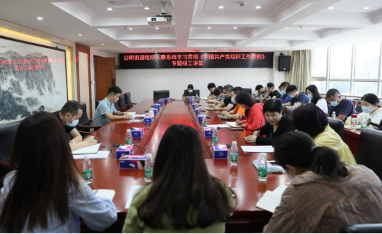 公明街道举行学习《组织工作条例》专题组工讲堂