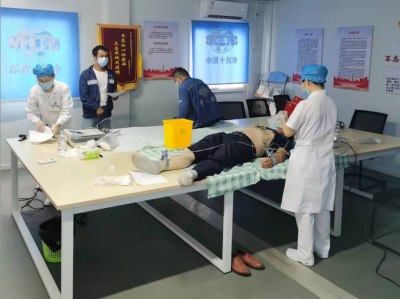 中国十九冶珠海法拉帝亚太中心项目部开展  “我为群众办实事 爱心体检进工地”活动