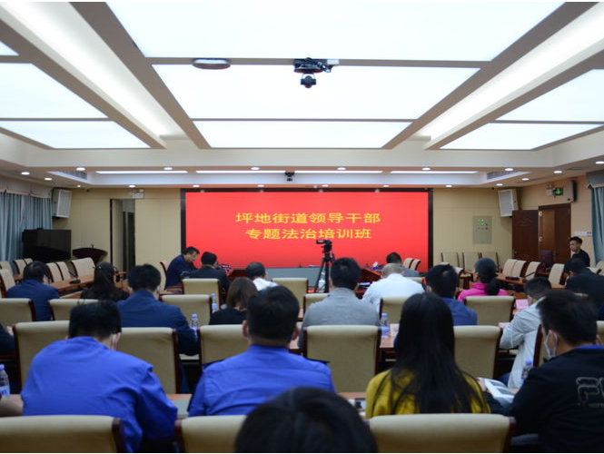 争做廉洁自律“清白人”！坪地街道举办领导干部法治专题培训