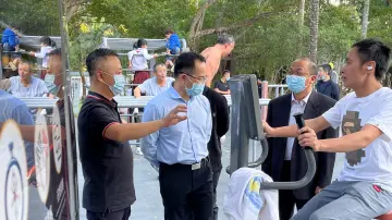 来罗湖体验健身“黑科技”！全市占地面积最大的“室外智能健身房”亮相东湖公园