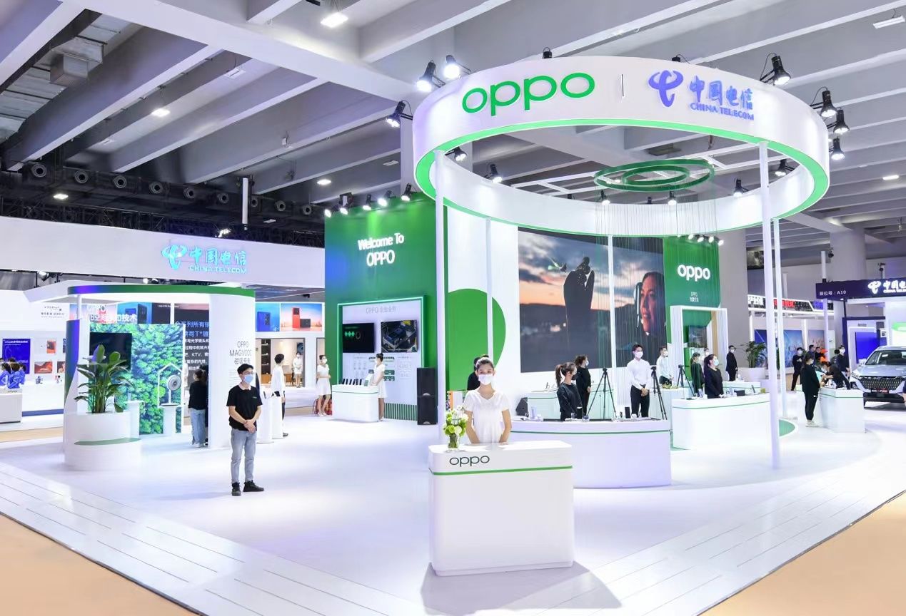 OPPO亮相 2021国际数字科技展暨天翼智能生态博览会