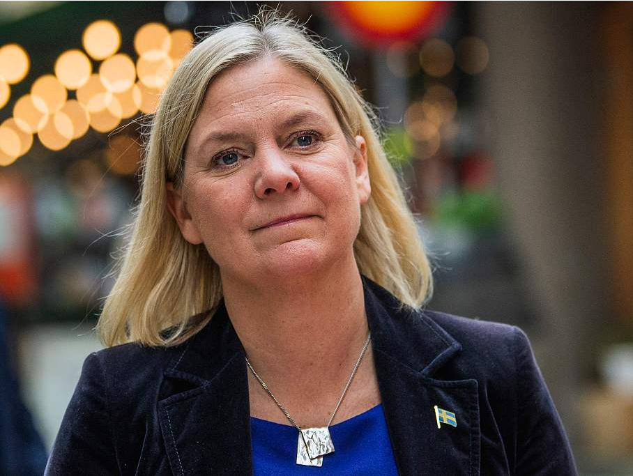 外媒：瑞典将选出首位女首相