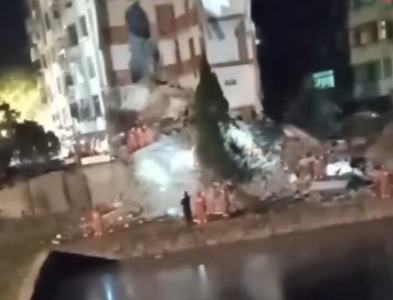 江西赣江新区一宿舍楼坍塌4人死亡 原因还在核查中