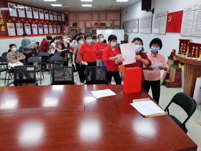 莲塘街道畔山社区开展人民调解委员会换届选举工作  