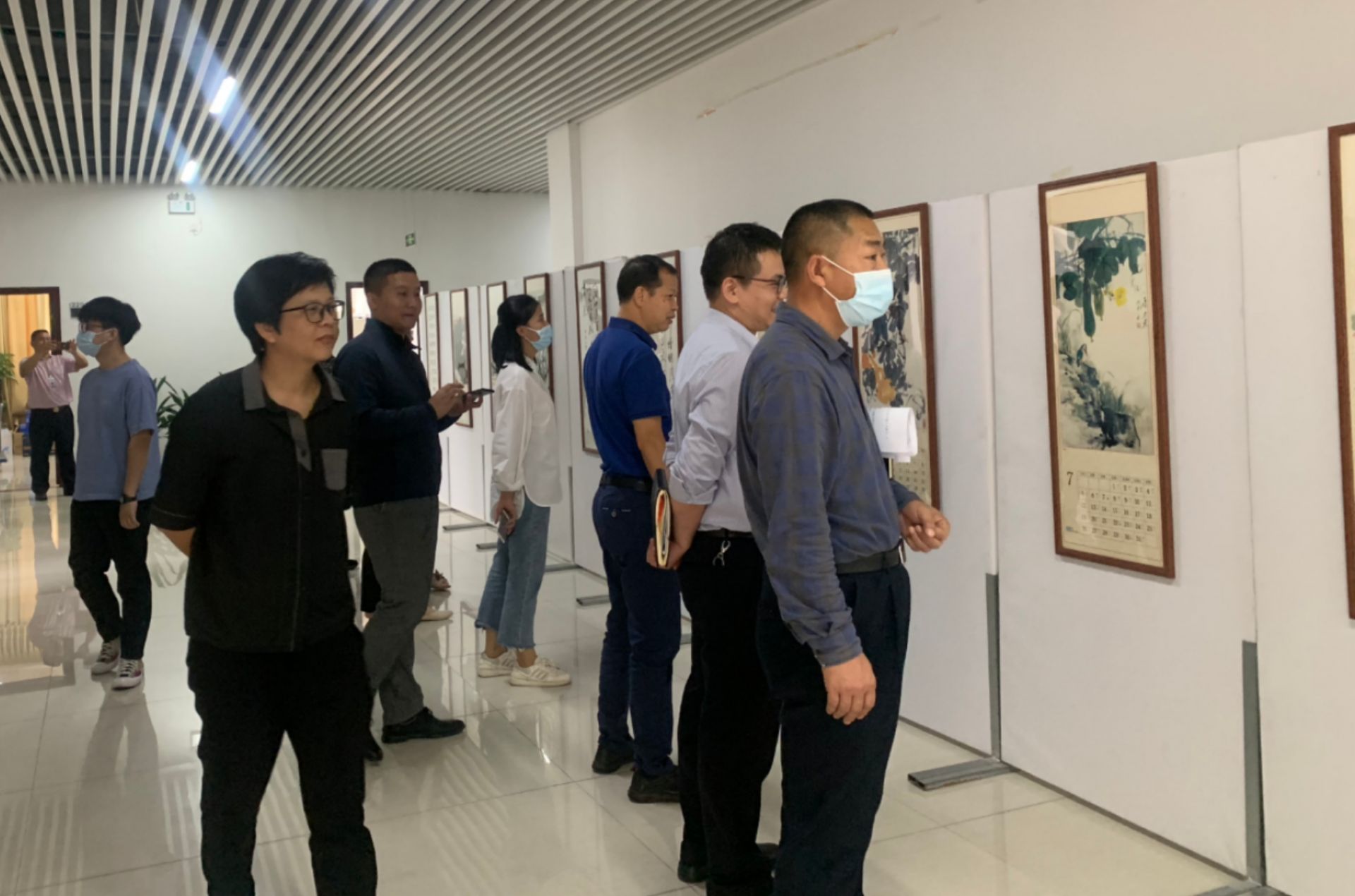 凤凰街道举办名家书画作品展