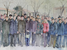 开放大学展出“党史情•廉洁心”主题优秀书画作品
