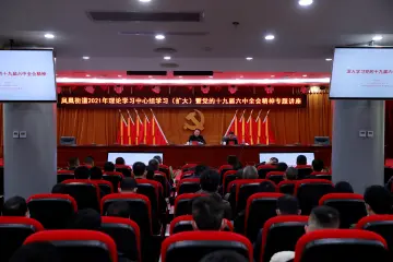 凤凰街道党工委理论学习中心组（扩大）学习党的十九届六中全会精神  