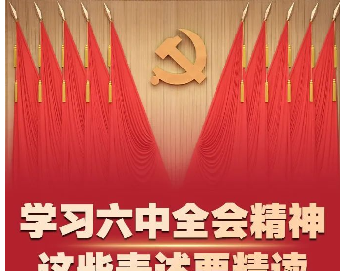 学习六中全会精神，这些表述要精读