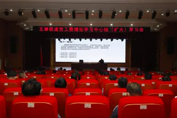 玉塘街道学习贯彻党的十九届六中全会精神