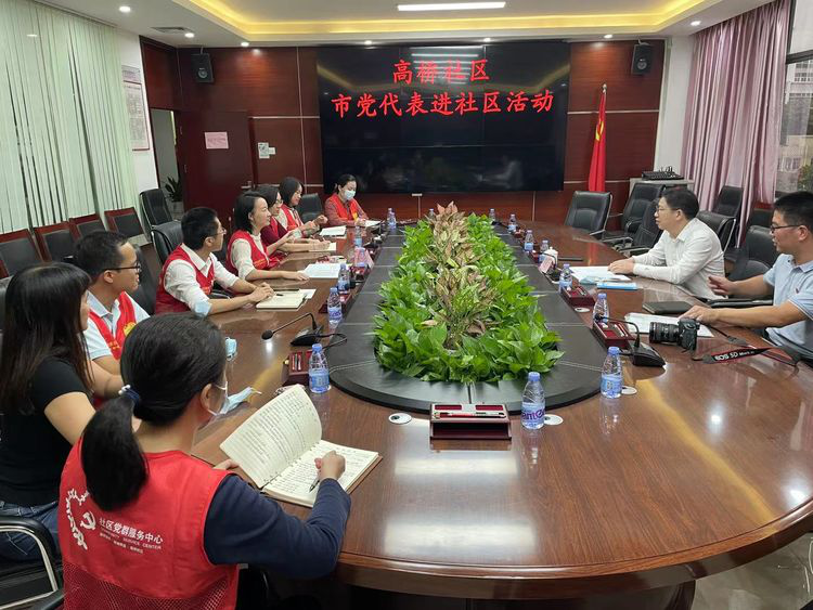 关注民生 服务群众 坪地高桥社区开展党代表进社区活动
