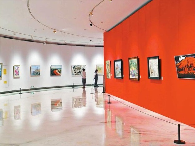 “李可染、李玉双父子艺术对话展”在广东美术馆开幕