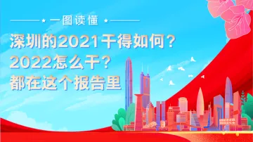 一图读懂 | 深圳的2021干得如何？2022怎么干？都在这个报告里