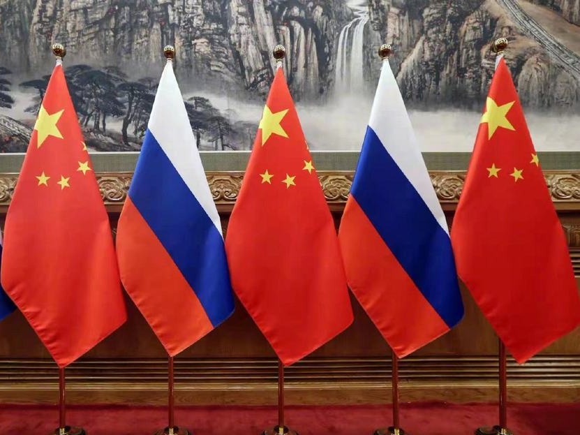 中俄元首视频会晤开始举行