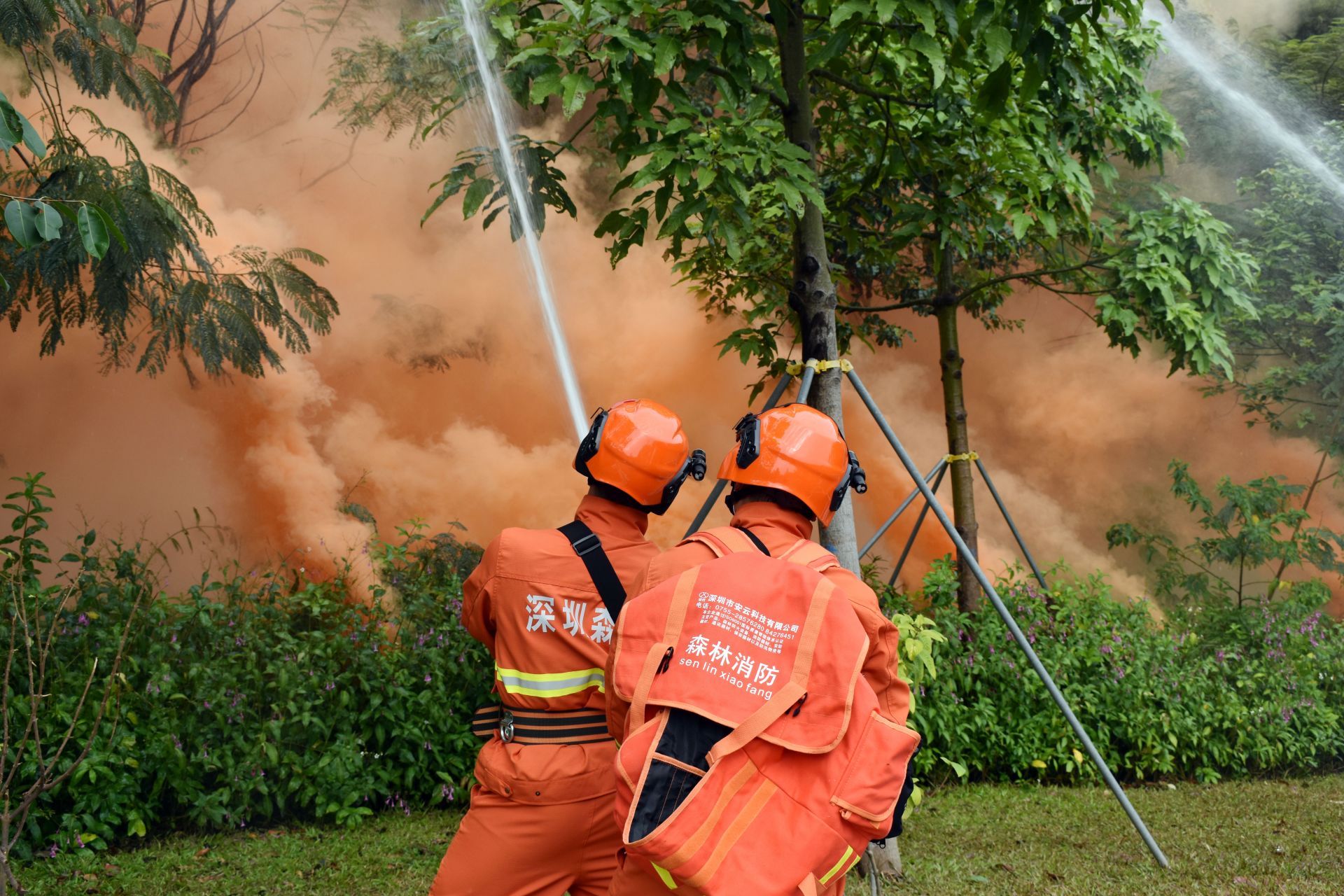 罗湖区举行处置森林火灾实战演练提升辖区应急队伍综合作战能力  
