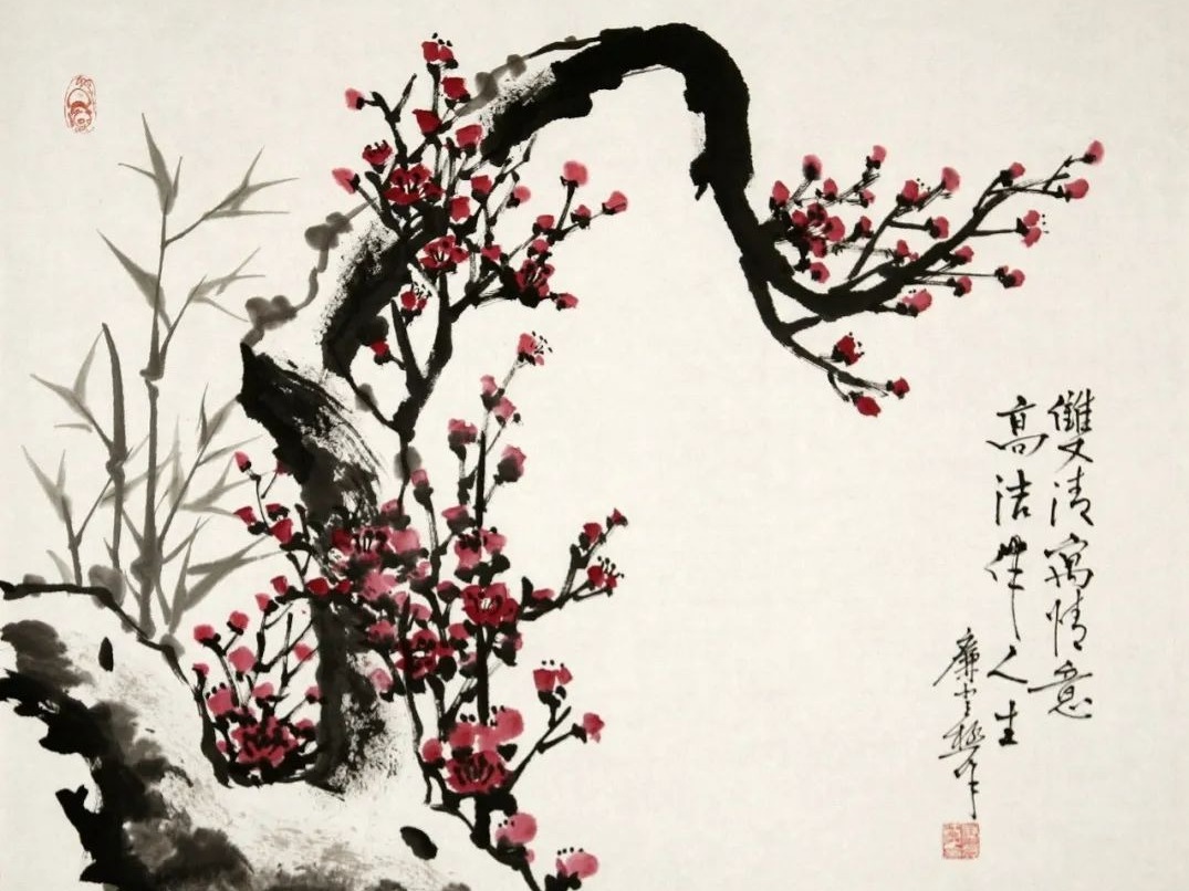 廉登极的画