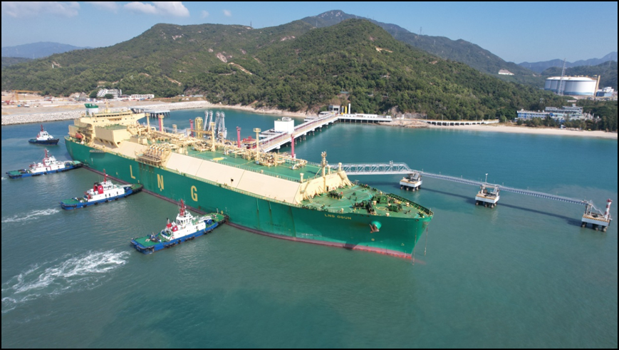 100亿方天然气！深圳LNG接收站累计接卸运输船达100艘