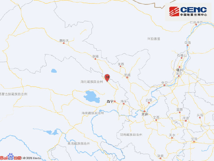 青海半小时内连发4次地震，最高6.9级