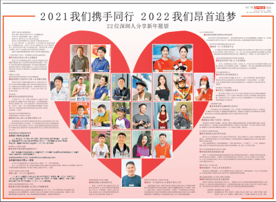 祝愿国家、自我期许……来听这22位深圳人的新年愿望