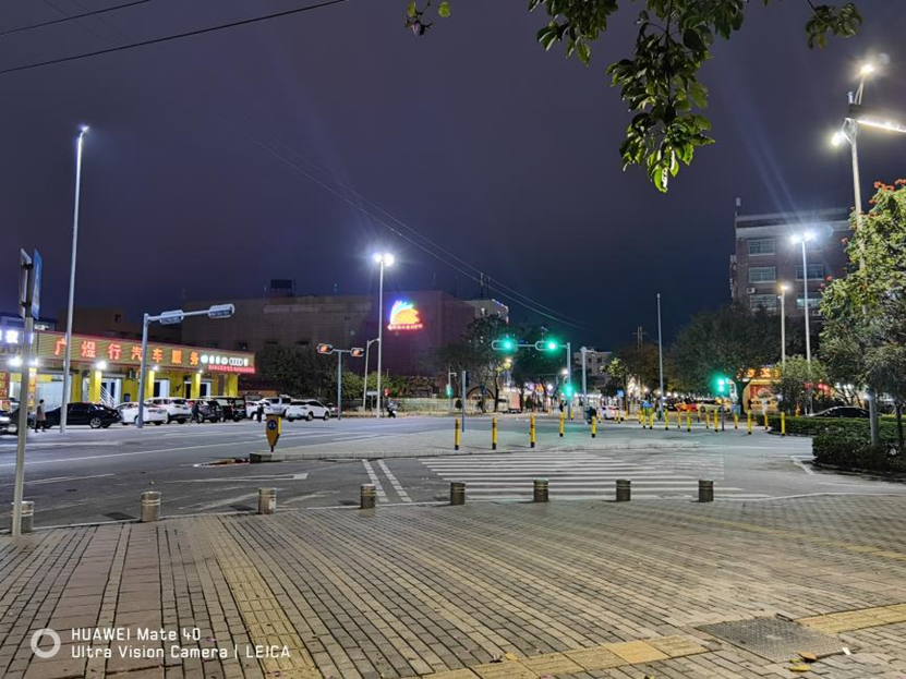 坪地街道：路灯亮化暖民心，照亮春节出行路