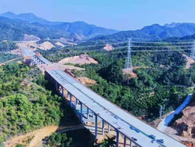 潮州东联络线主线项目施工进度过半，有望年内建成通车