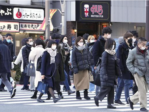 日本日增新冠确诊病例首超5万例，东京超1万例