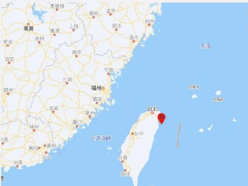台湾宜兰县海域发生4.3级地震 震源深度46千米