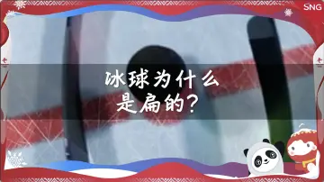 大家一起趣冬奥：冰球为什么是扁的？