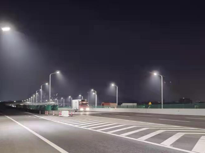 照亮回家路！博深高速沥林西互通路段全部完成照明工程