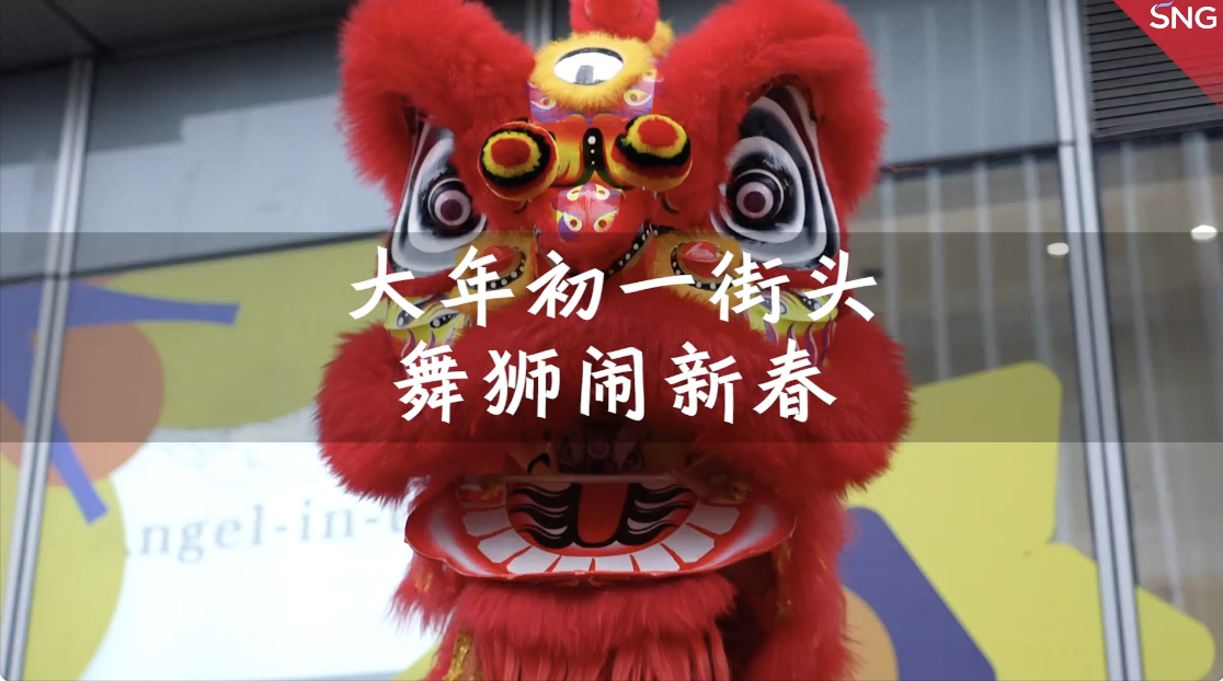 深圳人 大年初一就是要看舞狮