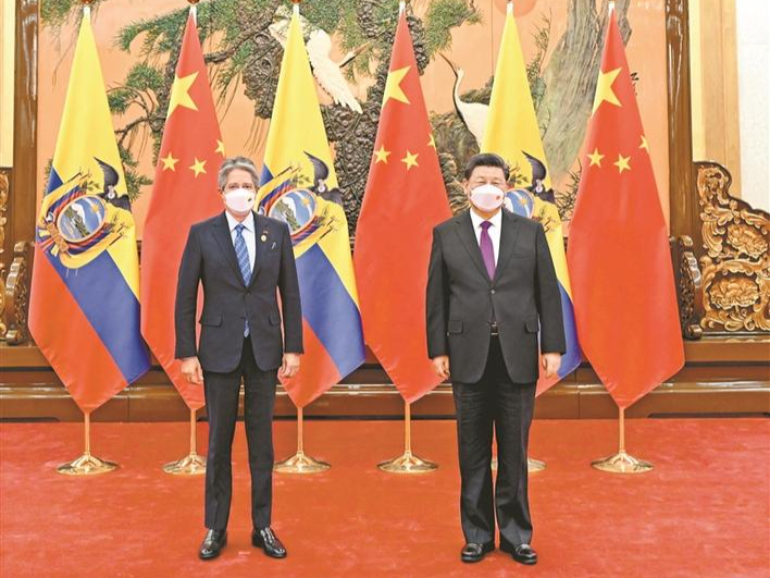 习近平会见厄瓜多尔总统拉索