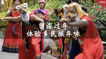 留深过年去哪儿玩 到锦绣中华民俗村看舞狮
